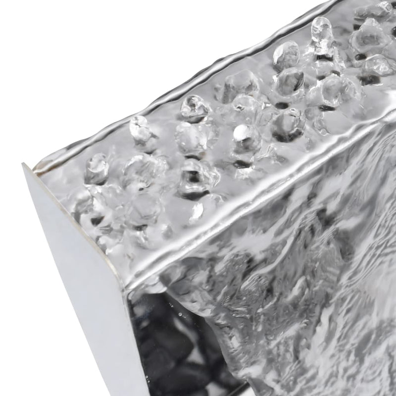 Tuinfontein Met Pomp Gebogen Roestvrij Staal