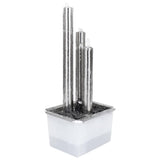 Tuinfontein Roestvrij Staal Zilverkleurig