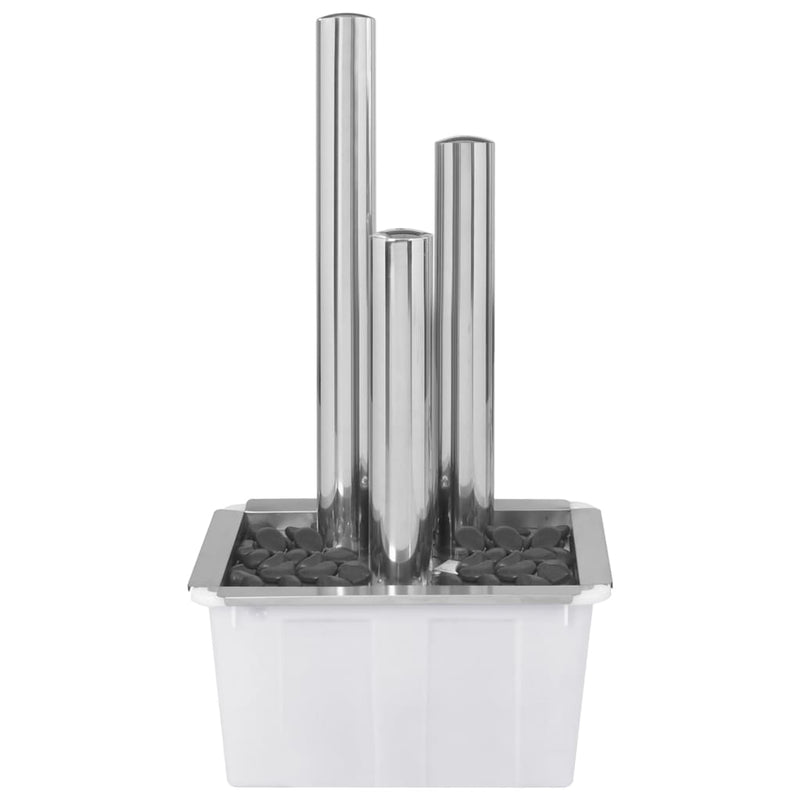 Tuinfontein Roestvrij Staal Zilverkleurig