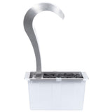 Tuinwaterval 52,4X34,2X82 Cm Roestvrij Staal Zilverkleurig