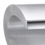 Tuinwaterval 52,4X34,2X82 Cm Roestvrij Staal Zilverkleurig