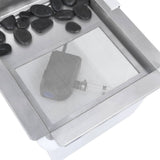 Tuinwaterval 52,4X34,2X82 Cm Roestvrij Staal Zilverkleurig