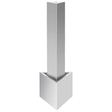 Tuinfontein 37,7X32,6X110 Cm Roestvrij Staal Zilverkleurig