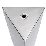 Tuinfontein 37,7X32,6X110 Cm Roestvrij Staal Zilverkleurig