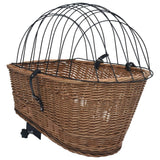 Fietsmand Voor Bagagedrager 55X31X36 Cm Natuurlijk Wilgen