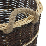 Houtmand Met Draagriemen 44,5X37X50 Cm Natuurlijk Wilgenhout