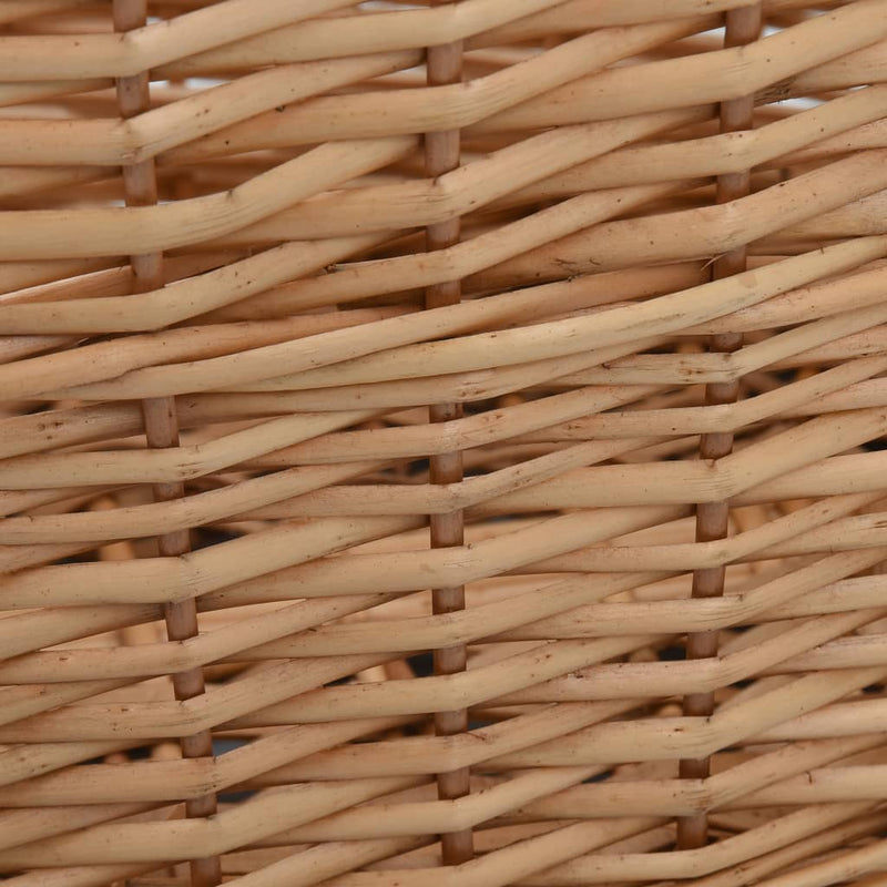 Houtmand Met Handvatten Natuurlijk Wilgenhout