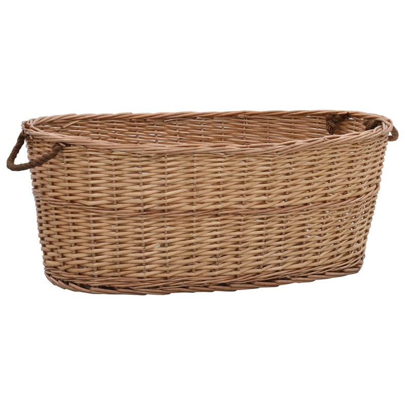 Houtmand Met Handvatten Natuurlijk Wilgenhout