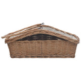 Houtmand Met Handvat 61,5X46,5X58 Cm Wilgenhout Bruin