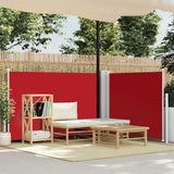 Windscherm Uittrekbaar 100X600 Cm Rood