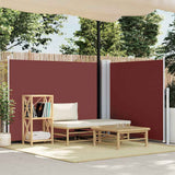 Windscherm Uittrekbaar 120X1000 Cm Bruin