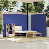 Windscherm Uittrekbaar Blauw