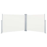 Windscherm Uittrekbaar 100X1000 Cm Crème