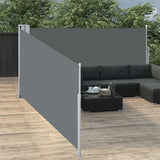 Windscherm Uittrekbaar 100X1000 Cm Antraciet