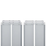 Windscherm Uittrekbaar 100X1000 Cm Bruin Zwart