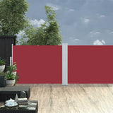 Windscherm Uittrekbaar 100X1000 Cm Rood