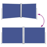 Windscherm Uittrekbaar Blauw