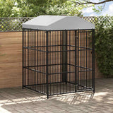 Hondenkennel Voor Buiten Met Dak 150X150X200 Cm