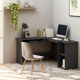 Hoekbureau 120 X 140 X 75 Cm Bewerkt Hout