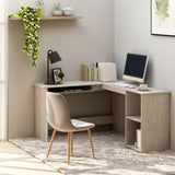 Hoekbureau 120 X 140 X 75 Cm Bewerkt Hout