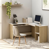 Hoekbureau 120 X 140 X 75 Cm Bewerkt Hout
