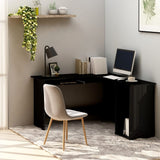Hoekbureau 120 X 140 X 75 Cm Bewerkt Hout