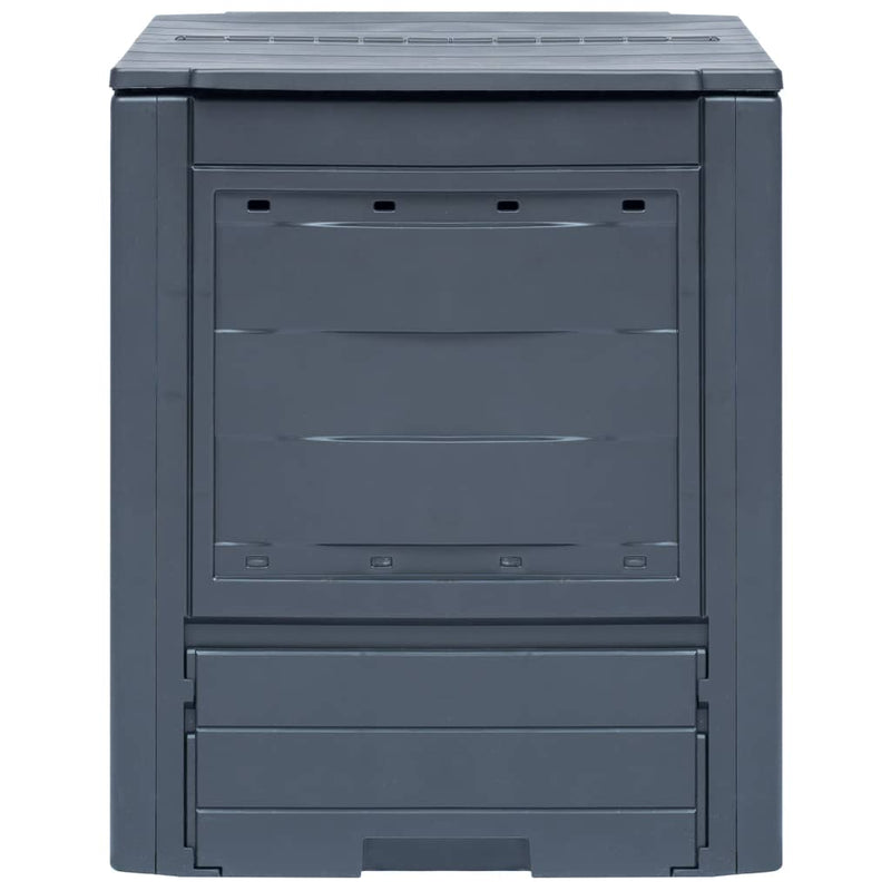 Compostbakken 2 St 60X60X73 Cm Grijs