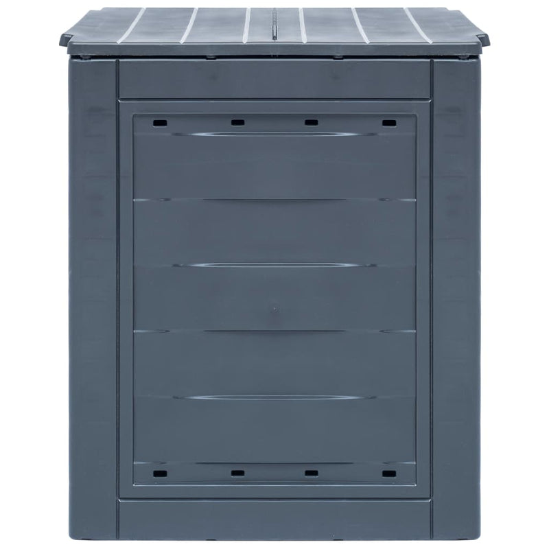 Compostbakken 2 St 60X60X73 Cm Grijs
