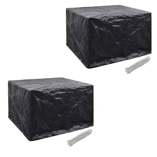 Tuinmeubelhoezen Poly Rattan 4-Persoons 113X113 Cm