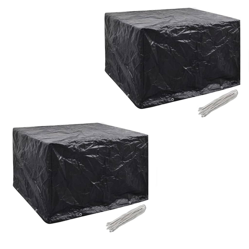 Tuinmeubelhoezen Poly Rattan 4-Persoons 113X113 Cm
