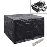 Tuinmeubelhoezen Poly Rattan 4-Persoons 113X113 Cm