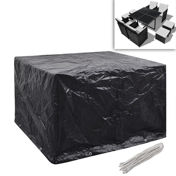 Tuinmeubelhoezen Poly Rattan 4-Persoons 113X113 Cm