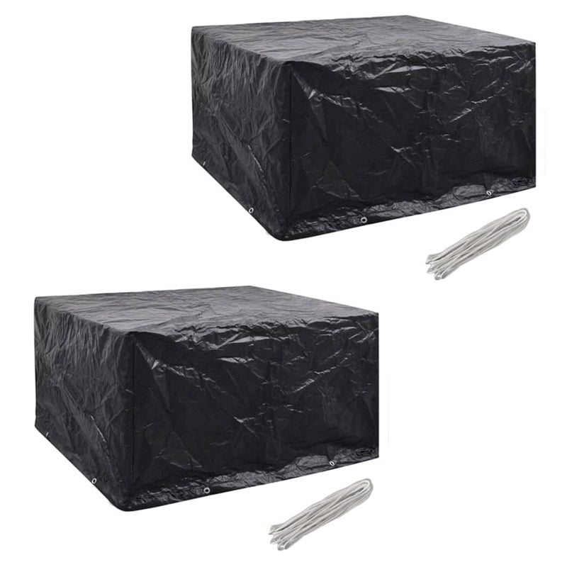 Tuinmeubelhoezen Poly Rattan 4-Persoons 113X113 Cm