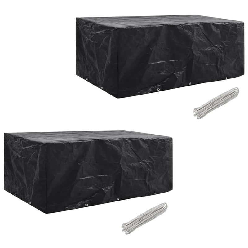 Tuinmeubelhoezen Poly Rattan 4-Persoons 113X113 Cm
