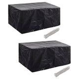 Tuinmeubelhoezen Poly Rattan 4-Persoons 113X113 Cm