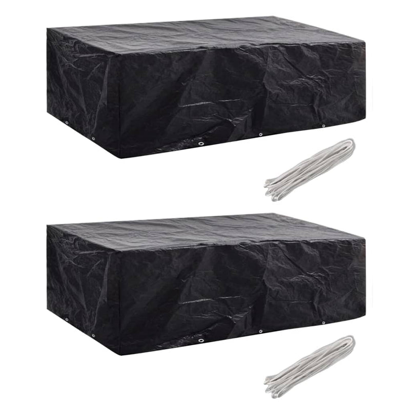 Tuinmeubelhoezen Poly Rattan 4-Persoons 113X113 Cm