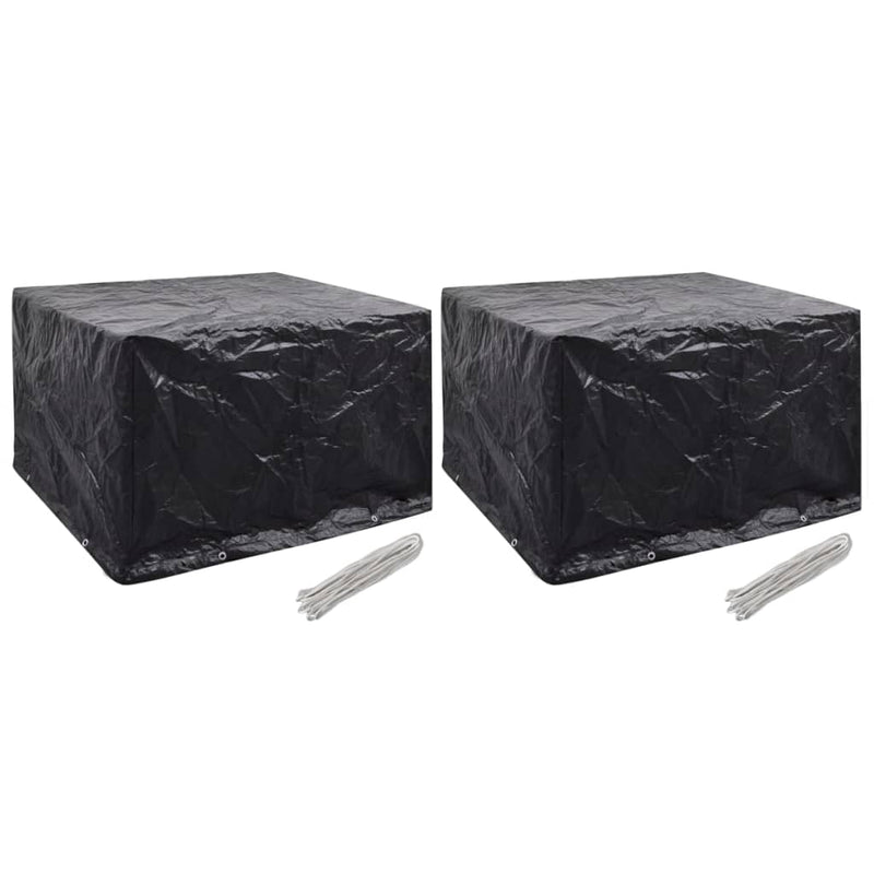 Tuinmeubelhoezen Poly Rattan 4-Persoons 113X113 Cm