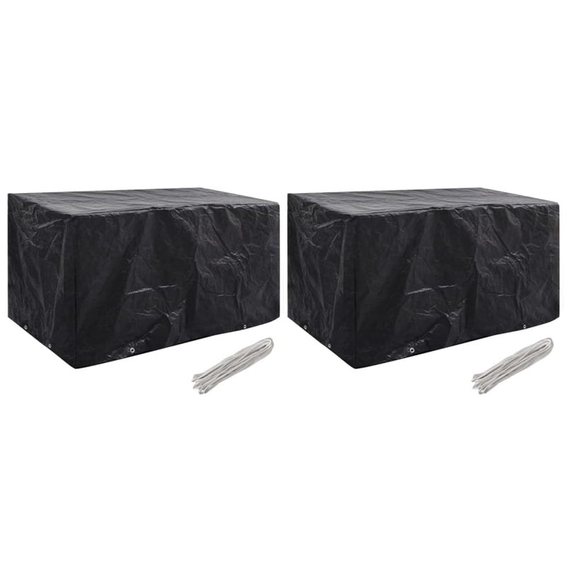 Tuinmeubelhoezen Poly Rattan 4-Persoons 113X113 Cm