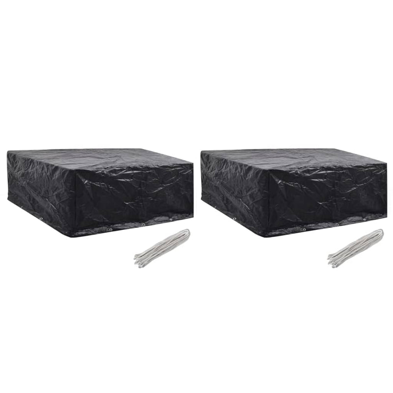 Tuinmeubelhoezen Poly Rattan 4-Persoons 113X113 Cm