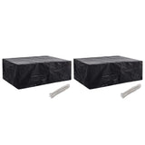Tuinmeubelhoezen Poly Rattan 4-Persoons 113X113 Cm