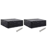 Tuinmeubelhoezen Poly Rattan 4-Persoons 113X113 Cm