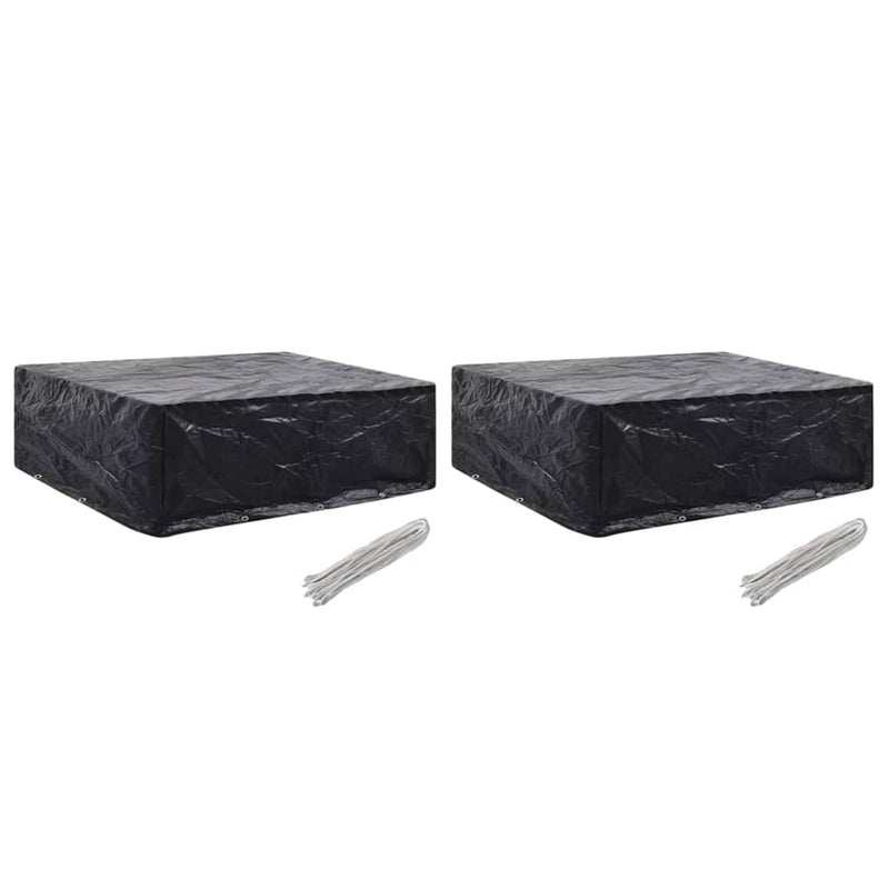 Tuinmeubelhoezen Poly Rattan 4-Persoons 113X113 Cm