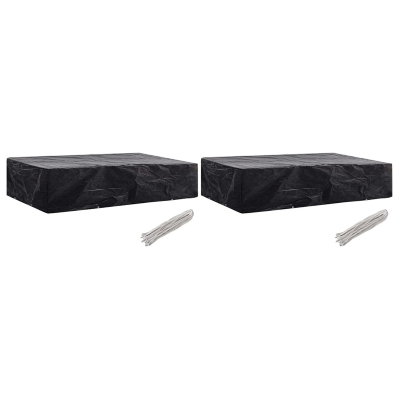 Tuinmeubelhoezen Poly Rattan 4-Persoons 113X113 Cm