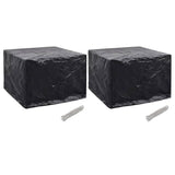 Tuinmeubelhoezen Poly Rattan 4-Persoons 113X113 Cm