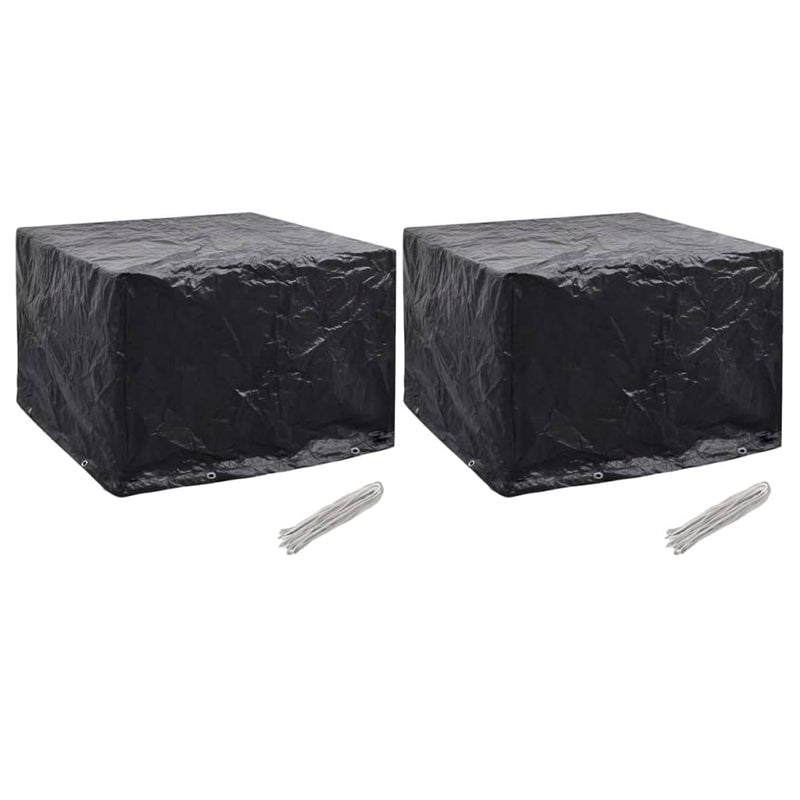 Tuinmeubelhoezen Poly Rattan 4-Persoons 113X113 Cm
