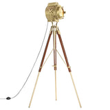 Vloerlamp Driepoot 193 Cm Massief Mangohout