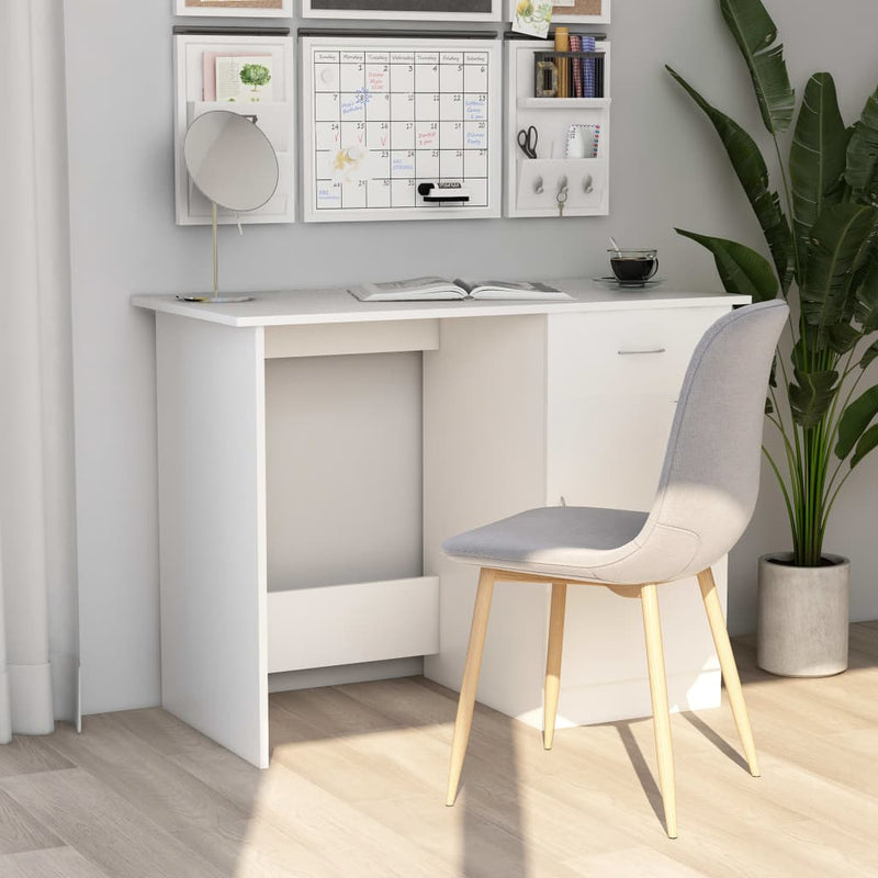 Bureau 100 X 50 X 76 Cm Bewerkt Hout