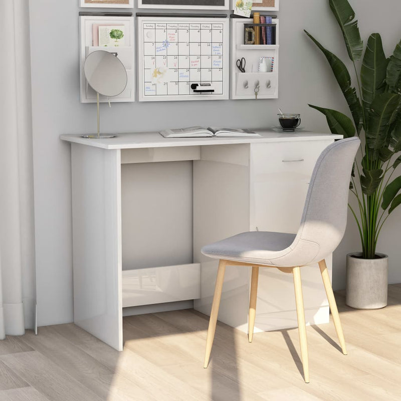 Bureau 100 X 50 X 76 Cm Bewerkt Hout