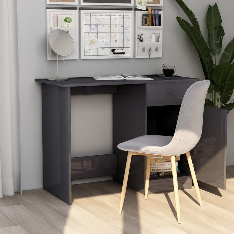 Bureau 100 X 50 X 76 Cm Bewerkt Hout