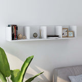 Wandplank Met Plank 100 X 18 X 18 Cm Bewerkt Hout